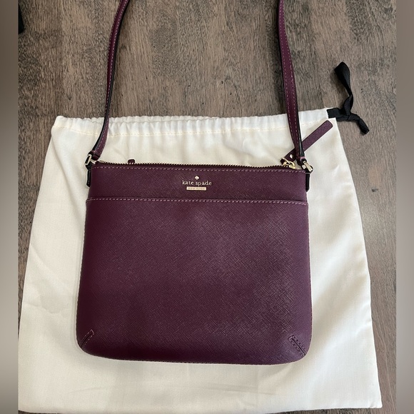 Kate Spade Crossbody Purple Purse - Picture 1 of 3